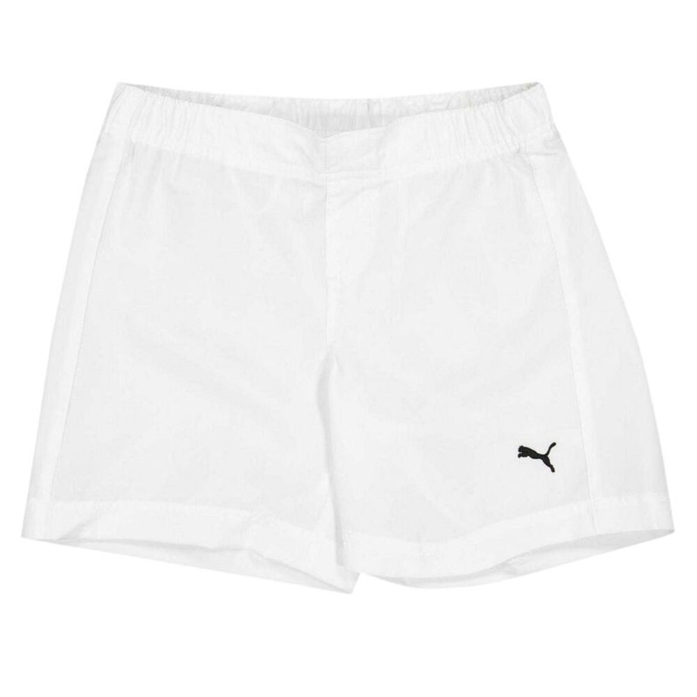 Puma Childrens/Kids Woven Logo Shorts / White